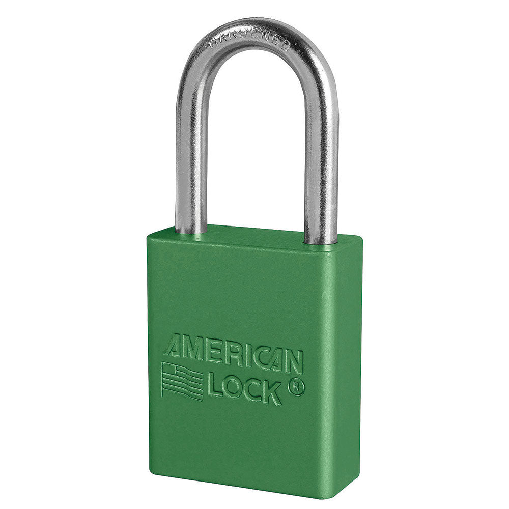 ABUS - Blue Anodized Aluminum Safety Padlock, 1 1/2w x 3 Tall
