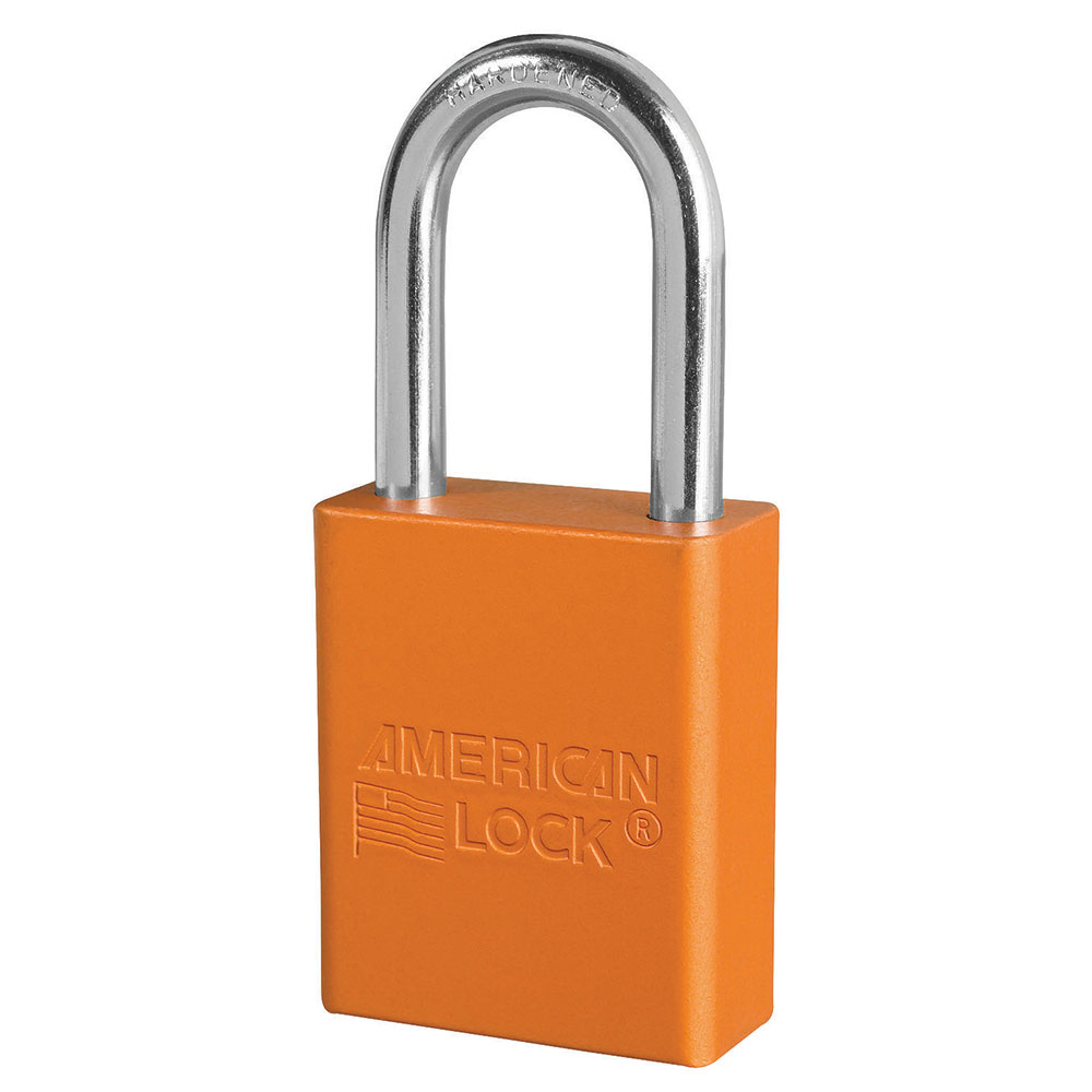 American Lock A1166 Safety Lockout Padlock 6-pin Cylinder