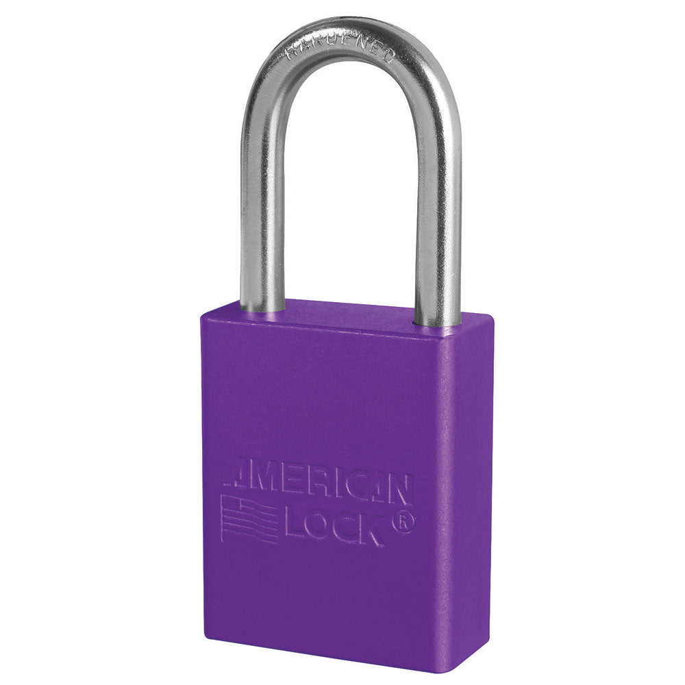 ABUS - Blue Anodized Aluminum Safety Padlock, 1 1/2w x 3 Tall