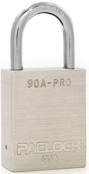 Paclock 90A-PRO Aluminum Padlock 1-3/16" Tall Shackle Lock Out Tag Out