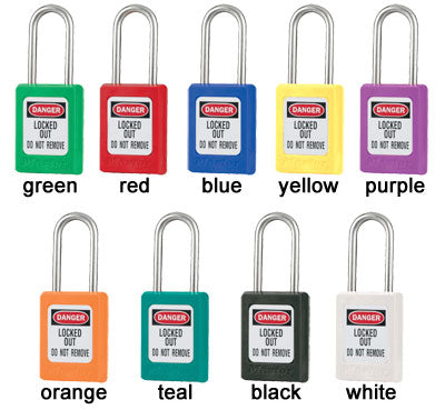 Master Lock S31 Safety Lockout Padlock Color Options