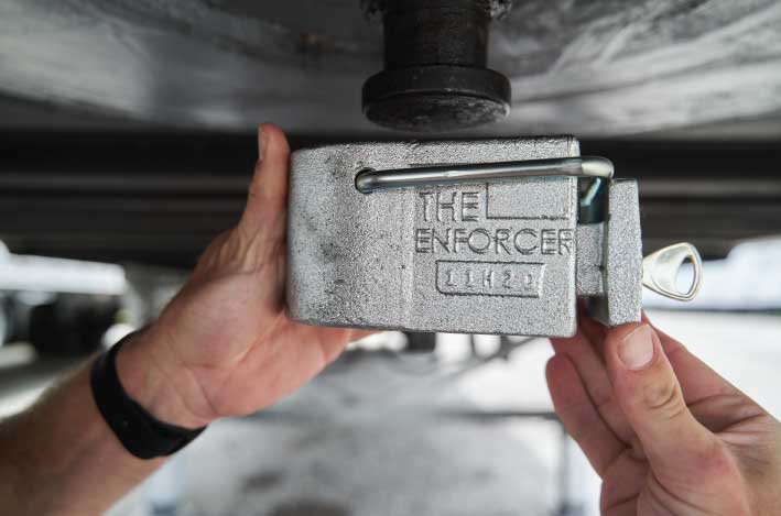 Enforcer King Pin Lock 1111 For Trailers And Containers — AllPadlocks